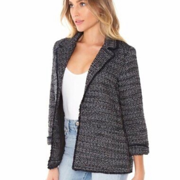 NWT Cupcakes and Cashmere Gregory Tweed Blazer size small - Picture 5 of 15